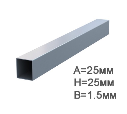 Профильная труба 25х25х1,5мм